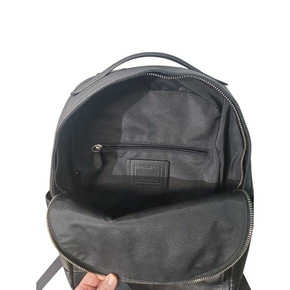 Coach Graham Backpack C2934 Black Smooth Leather - Picture 9 of 11